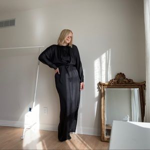 NWT ASOS Maxi Dress Batwing Sleeve and Wrap Waist